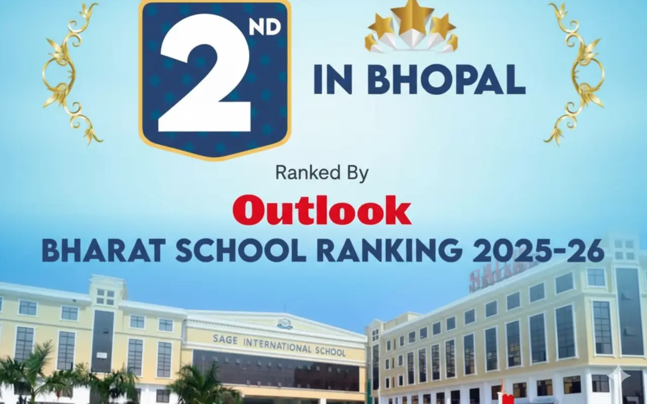 SAGE International School Secures 2nd Rank in Bhopal – Bharat School Ranking 2025–26