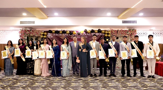 Class 11 students hosted grand farewell for their beloved seniors, students of Class 12