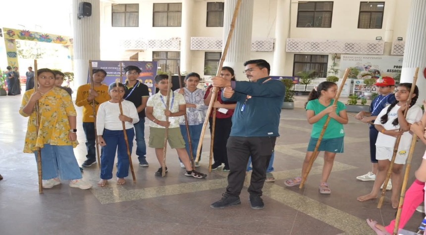 Day-5 of Mojo May 2.O Summer Camp at Sage International School, Kolar