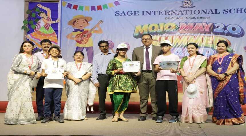 Valedictory Ceremony of Mojo May 2.O Summer Camp at Sage International School Kolar