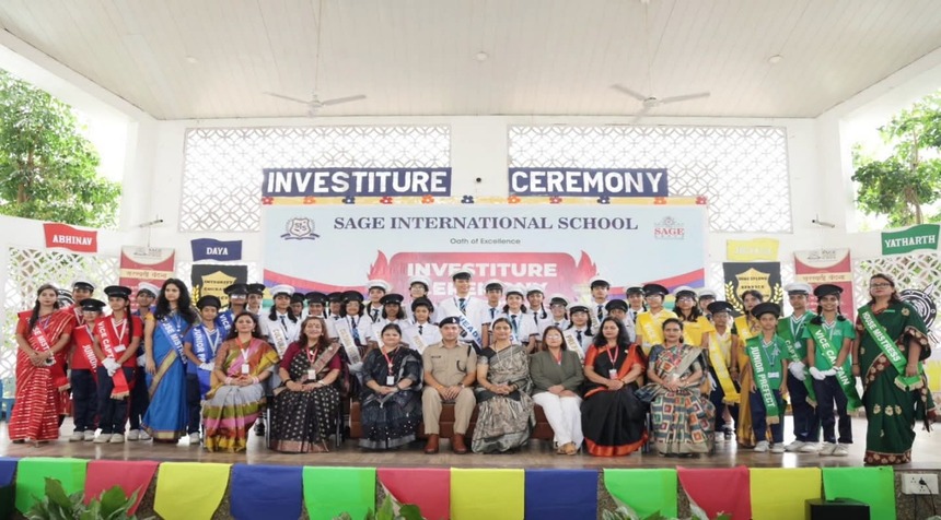 Investiture Ceremony at Sage International School, Kolar