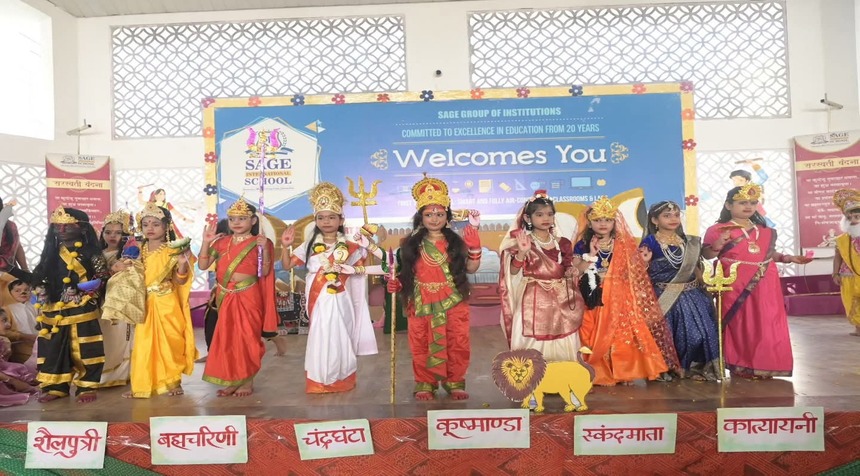 Navratri Celebration – Little Hearts, Divine Blessings