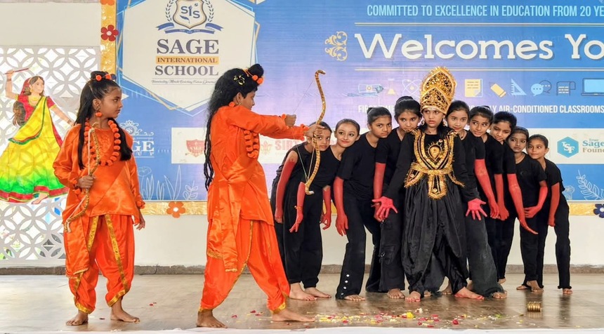 Dussehra Celebration at Sage International School, Kolar